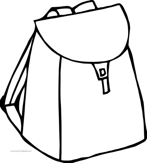 School Bag Coloring Pages Coloring Pages