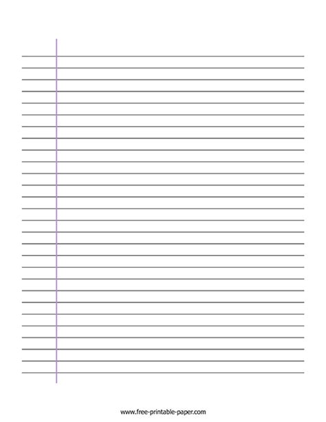 Free Printable Lined Paper 10 Best Standard Printable Lined Writing