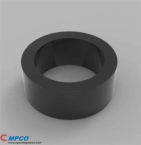 Black Epoxy Coated Sintered Neodymium Radial Magnet Mpco Magnets