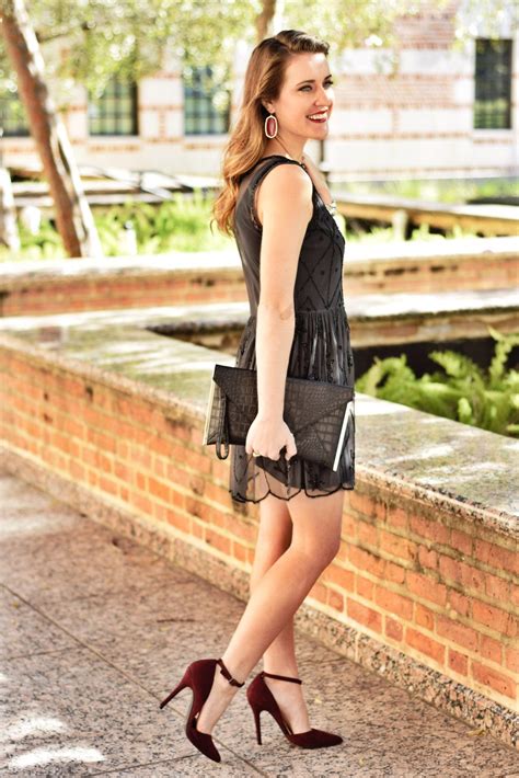 Little Black Dress Bead Detailing Edgy Chic Chic Style My Style Edgy Look Beaded Dress