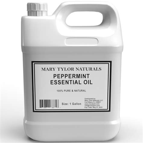 Premium All Natural Peppermint Essential Oil Bulk 1 Gallon Etsy