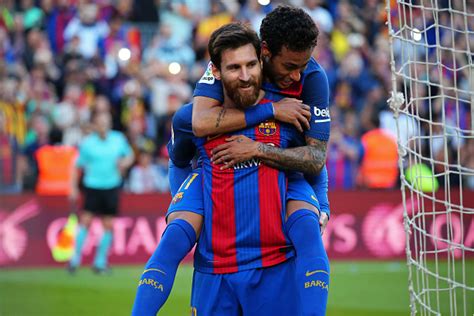 neymar tells barcelona to secure lionel messi s future by renewing his contract