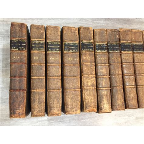 Diderot Encyclopédie Ou Dictionnaire Raisonné Des Sciences Les 17 Vol