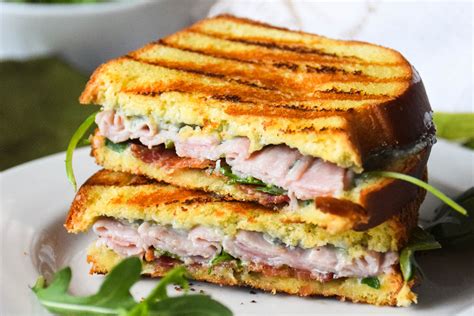 Grilled Ham And Blue Cheese Sandwich