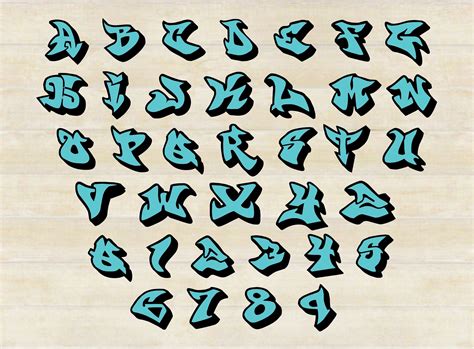 Graffiti Numbers Graffiti Alphabet Styles Graffiti Lettering Alphabet