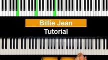 Billie Jean - Michael Jackson - Piano Tutorial - YouTube