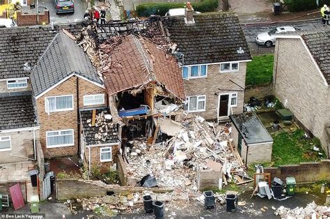 Terrifying Moment Huge Gas Explosion Destroys House And Leaves Man