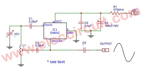 Sine Wave Generator Circuit With Double Balance Mixer Ic