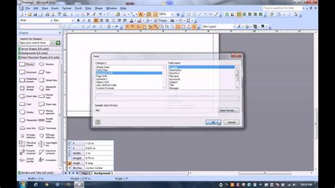 Create A Visio Template Microsoft Visio 2007 Tutorial Youtube