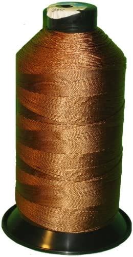 Brown Bonded Nylon Sewing Thread T210 207 1000 Yard For Outdoor