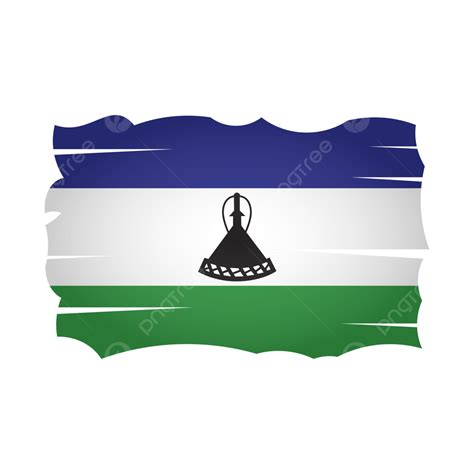 Lesotho Flag Vector Png Vector Psd And Clipart With Transparent