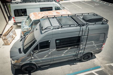 Mercedes Sprinter Adjustable Roof Rack By Freedomvango