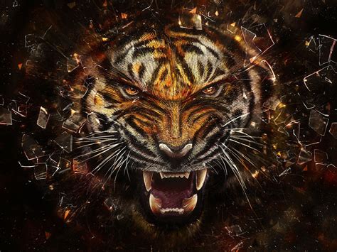 Animated Tiger Wallpaper Wallpapersafari
