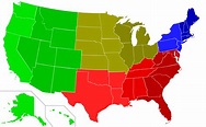 Regiões dos Estados Unidos – Wikipédia, a enciclopédia livre