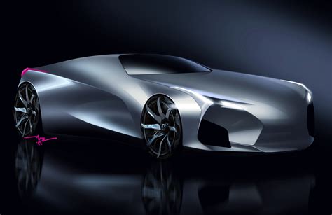 Lexus Concept Sketch On Behance Concept Car Sketch Car Design Sketch Car Design