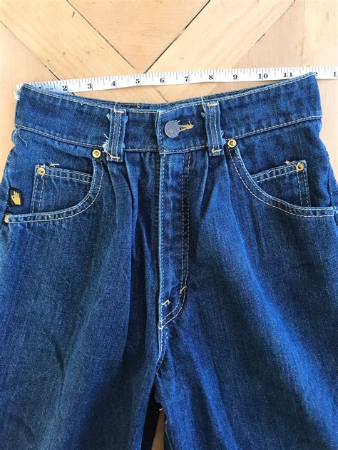 1970s 1980s Sasson Jeans Womens High Rise Vintage Western Etsy