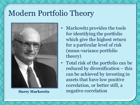 Modern Portfolio Theory