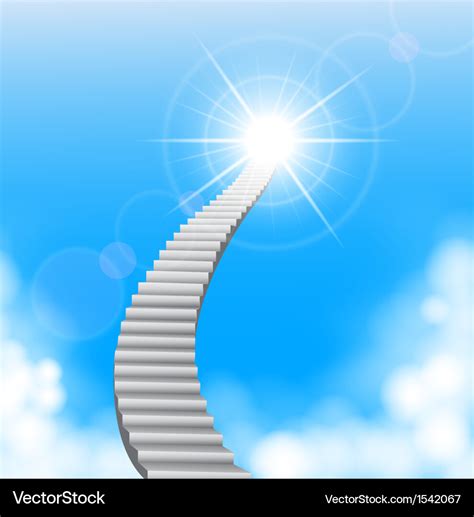 The Stairway To Heaven Royalty Free Vector Image