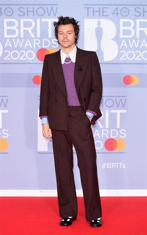 Brit Awards 2020 Harry Styles In Total Look Gucci