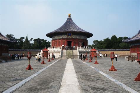 The Imperial Vault Of Heaven In Temple Of Heaven In Beijing China