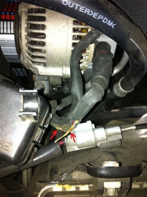 alternator wire harness severed wire pic included club lexus forums