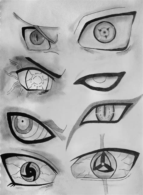 Naruto Eyes By Fanglesscobra On Deviantart Desenho De Olho De Anime