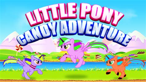Little Pony Candy Adventure My Cute Unicorn Magic Run In