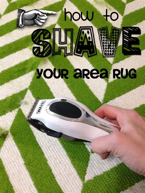 A Little Of This A Little Of That How To Shave Your Area Rug