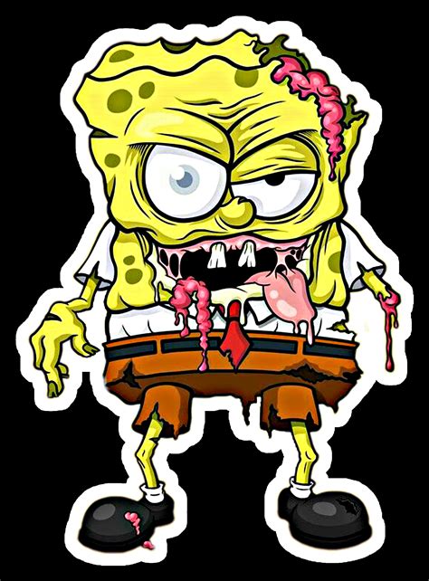 Spongebob Squarepants Zombie Halloween Etsy