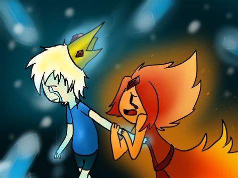 Finn The Ice Prince Flame Princess Fan Art 34896515 Fanpop