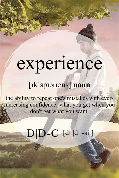 Experience Definition Dictionary
