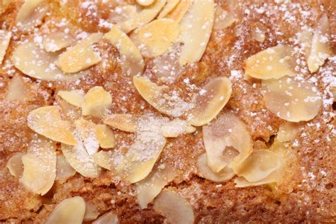 Almond Topping On Cake Stock Image Image Of Closeup 37450635