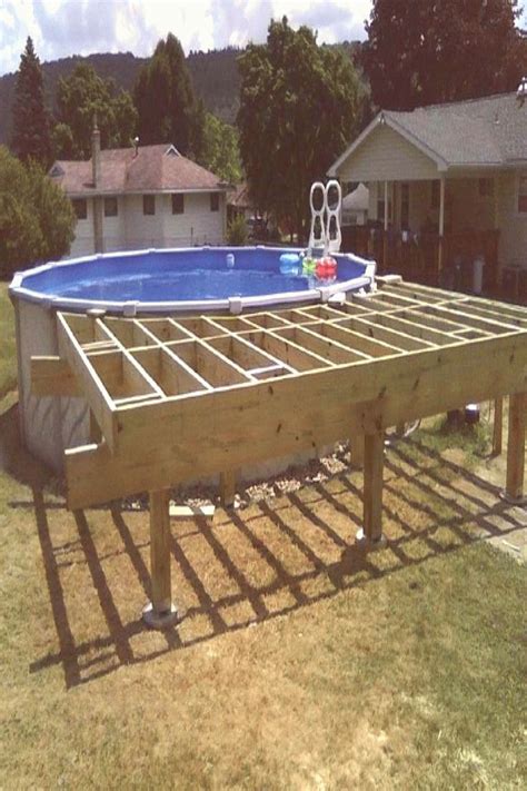 24 Ft Above Ground Pool Deck Plans Bing Images Pool Deck Plans Wood