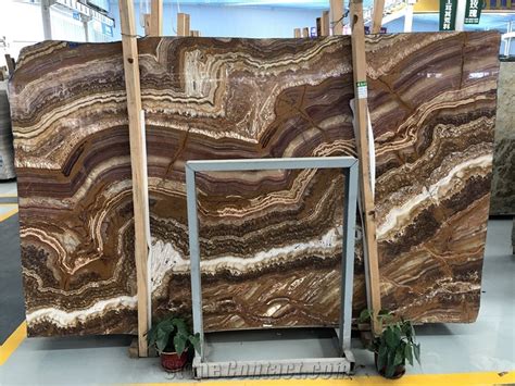 Tiger Onyx Brown Jade Slabs And Tiles From China