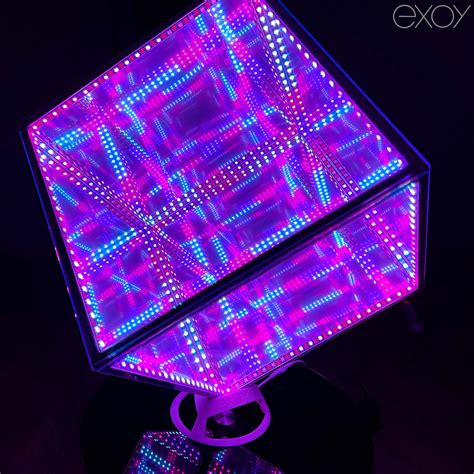 Infinity Led Hypercube With Music Sync Tesseract Cube By Exoy Etsy