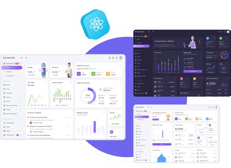 React Admin Template Free Pro In ThemeSelection