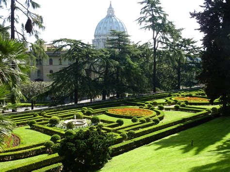 Sunlit Uplands Vatican Gardens Provide Prayerful Oasis