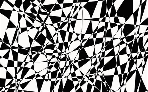 Wallpaper Geometric Square Blue Glass Shattered Black