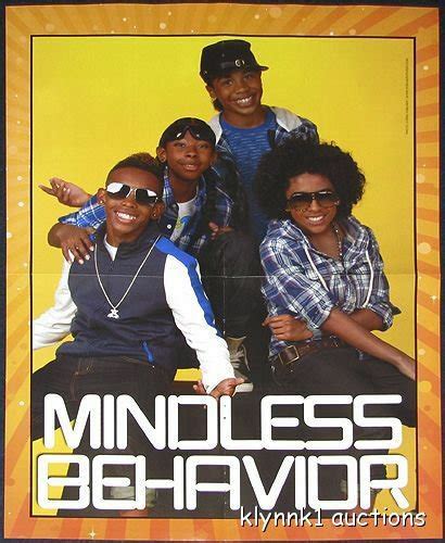 mindless behavior 3 posters centerfolds lot 2922a roc royal and mb on the back