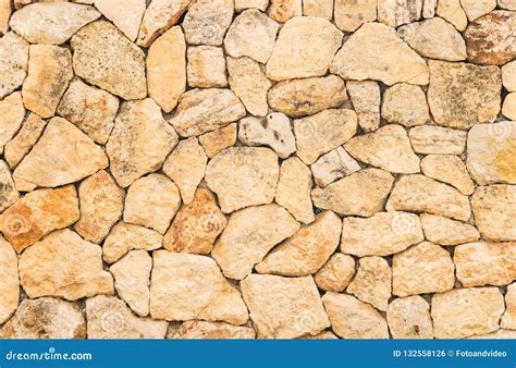 Light Beige Brown Natural Stone Wall Texture Stock Photo Image Of