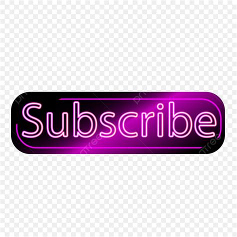 Youtube Subscribe Button Clipart Hd Png Pink Neon Subscribe Button