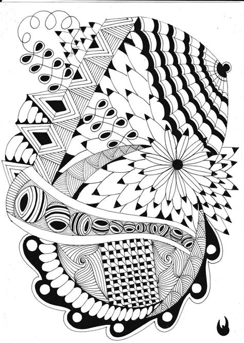 Img201502220002 Zentangle Drawings Doodle Pages Coloring Pictures