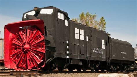 Rotary Snow Plow Train Colorado Railroad Museum Early Summer 2010 By