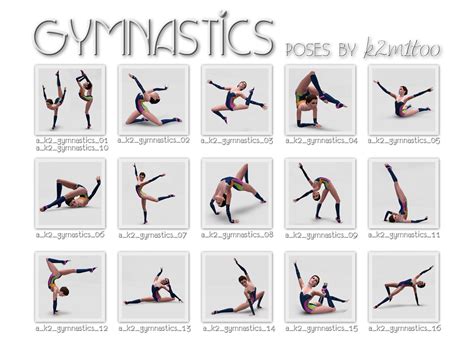 Studio K2 Poses Gymnastics