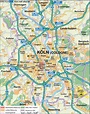 Karte von Köln (Stadt in Deutschland) | Welt-Atlas.de