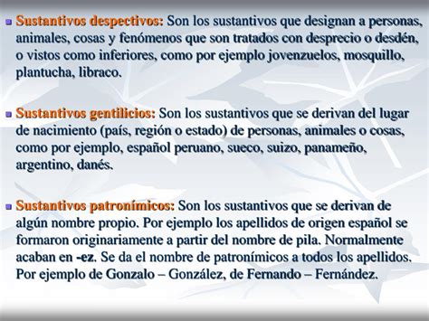 Ppt El Sustantivo Powerpoint Presentation Free Download Id446978