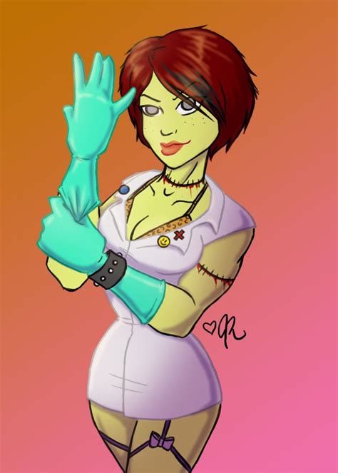 Artz For Hollay Zombie Nurse Deviantart Anime