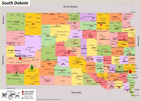 South Dakota State Map Usa Maps Of South Dakota Sd South Dakota