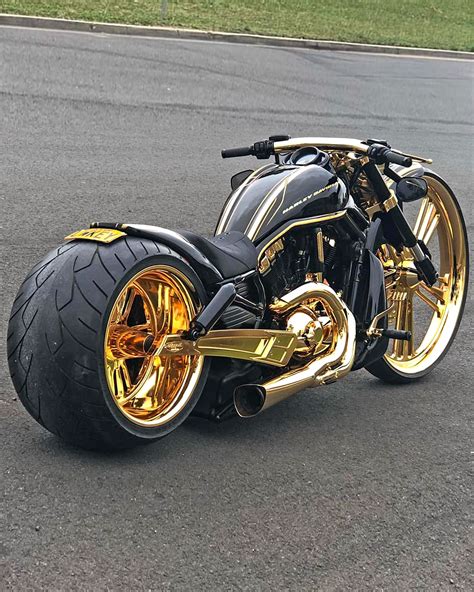 Lwkey Gold Harley Davidson V Rodbuild By Dgd Custom Custom Street