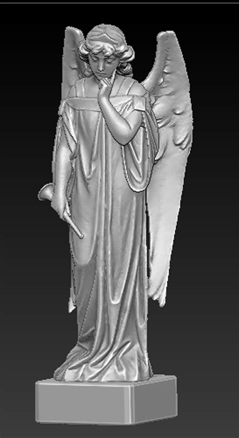 Free Stl File Angels Statue 6 3d Model・3d Printable Object To Download